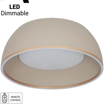 Πλαφονιέρα Οροφής Φ50cm LED 36W+20W 230V CCT με Controller EVELYN 